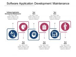 Software application development maintenance ppt powerpoint presentation slides cpb