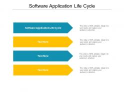 Software application life cycle ppt powerpoint presentation layouts cpb