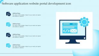 Software Application Website Portal Development Icon