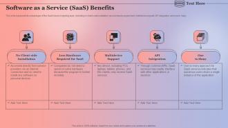Software As A Service SaaS Benefits Anything As A Service Ppt File Designs Download
