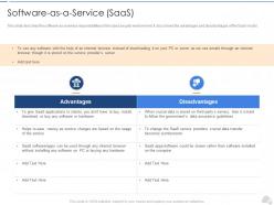 Software as a service saas cloud security it ppt background