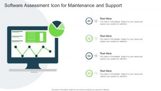 Software Assessment Icon For Maintenance And Support