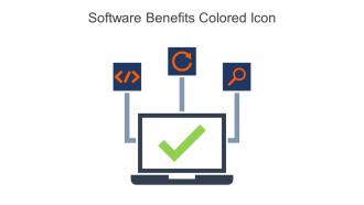 Software Benefits Colored Icon In Powerpoint Pptx Png And Editable Eps Format