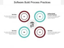 Software build process practices ppt powerpoint presentation layouts visuals cpb