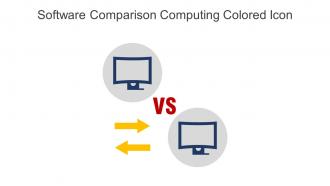 Software Comparison Computing Colored Icon In Powerpoint Pptx Png And Editable Eps Format