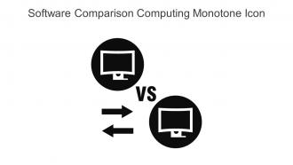 Software Comparison Computing Monotone Icon In Powerpoint Pptx Png And Editable Eps Format