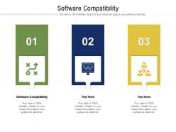 Software compatibility ppt powerpoint presentation file example cpb