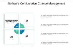 Software configuration change management ppt powerpoint presentation infographics vector cpb