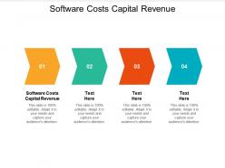 Software costs capital revenue ppt powerpoint presentation styles outfit cpb