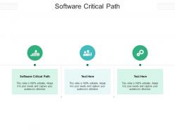 Software critical path ppt powerpoint presentation layouts introduction cpb