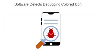 Software Defects Debugging Colored Icon In Powerpoint Pptx Png And Editable Eps Format