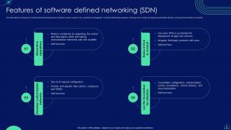 Software Defined Networking Architecture IT Powerpoint Presentation Slides V Impactful Colorful