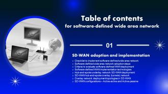Software Defined Wide Area Network For Table Of Contents