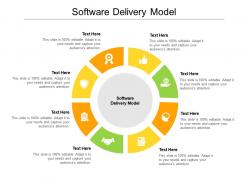 Software delivery model ppt powerpoint presentation professional visual aids cpb