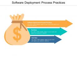 Software deployment process practices ppt powerpoint presentation infographic cpb