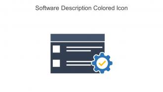 Software Description Colored Icon In Powerpoint Pptx Png And Editable Eps Format