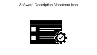 Software Description Monotone Icon In Powerpoint Pptx Png And Editable Eps Format