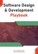 Software Design And Development Playbook Report Sample Example Document