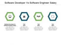 Software developer vs software engineer salary ppt powerpoint presentation pictures cpb