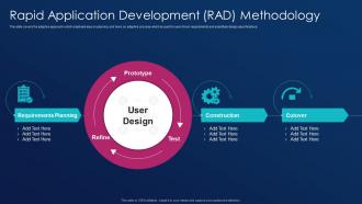 Software development best practice tools rapid application development rad methodology