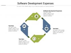 Software development expenses ppt powerpoint presentation portfolio background cpb