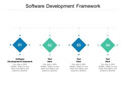 Software development framework ppt powerpoint presentation ideas maker cpb
