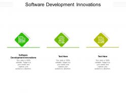 Software development innovations ppt powerpoint presentation portfolio example cpb