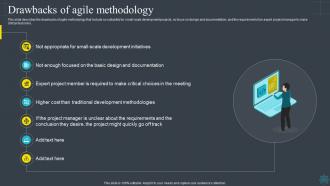 Software Development Methodologies Drawbacks Of Agile Methodology