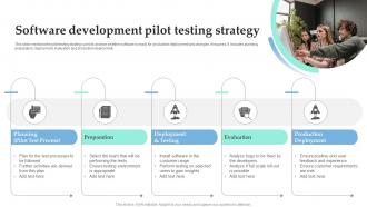 Software Development Pilot Testing Strategy