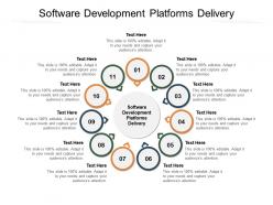 Software development platforms delivery ppt powerpoint presentation professional infographic template cpb