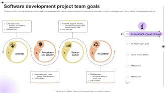 Software Development Project Team Goals