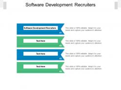 Software development recruiters ppt powerpoint presentation inspiration design templates cpb