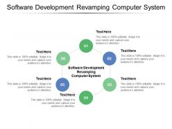 Software development revamping computer system ppt powerpoint maker cpb