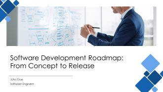 Software Development Roadmap From Concept To Release PPT Structure AT