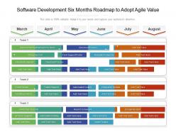Software development six months roadmap to adopt agile value