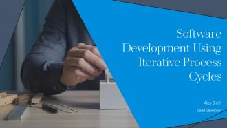 Software Development Using Iterative Process Cycles PPT PowerPoint AT