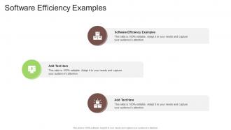 Software Efficiency Examples In Powerpoint And Google Slides Cpb