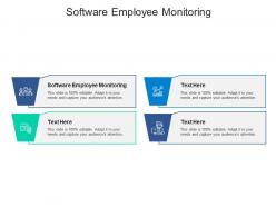 Software employee monitoring ppt powerpoint presentation gallery brochure cpb