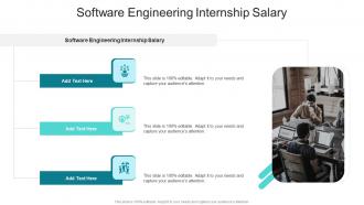 Software Engineering Internship Salary In Powerpoint And Google Slides Cpb