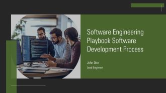 Software Engineering Playbook Software Development Process PPT Outline AT