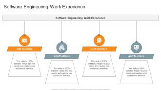 Software Engineering Work Experience In Powerpoint And Google Slides Cpb