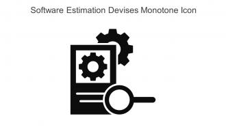 Software Estimation Devises Monotone Icon In Powerpoint Pptx Png And Editable Eps Format