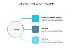 Software evaluation template ppt powerpoint presentation file show cpb