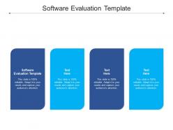 Software evaluation template ppt powerpoint presentation icon slides cpb