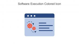 Software Execution Colored Icon In Powerpoint Pptx Png And Editable Eps Format