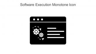 Software Execution Monotone Icon In Powerpoint Pptx Png And Editable Eps Format