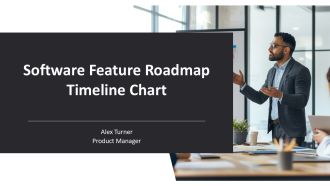 Software Feature Roadmap Timeline Chart PPT Graphics AT