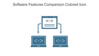 Software Features Comparison Colored Icon In Powerpoint Pptx Png And Editable Eps Format