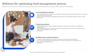Software For Optimizing Lead Management Process Optimizing Lead Management System