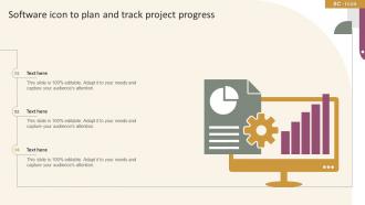 Software Icon To Plan And Track Project Progress
